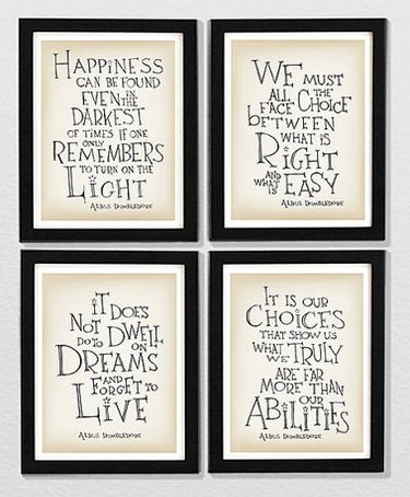 HP Dumbledore quotes